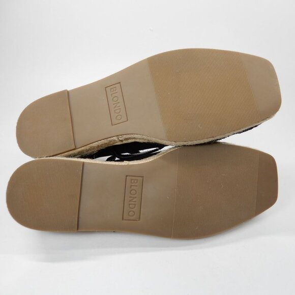 BLONDO Haizley Waterproof Espadrille Mary Jane Flats Shoes Size 7 Black NEW - Picture 13 of 13